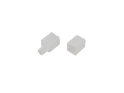 LED neonflexová silikónová koncovka 10x10mm, IP67