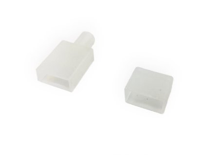 LED neonflexová silikónová koncovka 4x10mm, IP67
