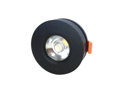 Svietidlo zapustené 230V, LED 12W, 960lm, 4000K, 36*, náklon, čierne