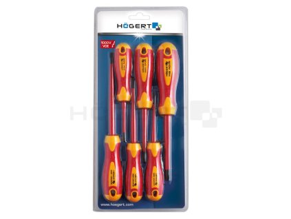 Sada skrutkovačov 6x, HT1S996, izolácia do 1000V, oceľ S2