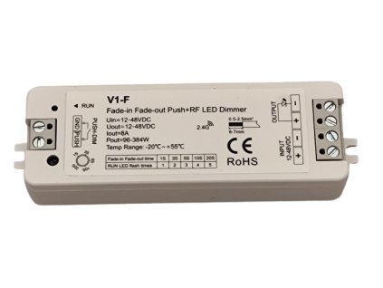 LED stmievačový prijímač Pro-V1-F,12-48V,8A,180-360W
