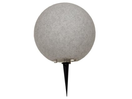 Svietidlo záhradné guľa, 300mm, IP44, E27, imitácia kameňa
