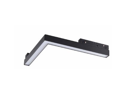 MAG 25 GENESIS svietidlo LINEAR uhlové, horizontálne, 24W, 4000K, čierne