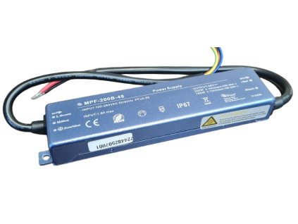Zdroj ZSI 48V/4.16A, 200W, IP67, Fose, MPF-200B-24, 4 roky záruka