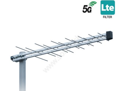 DVB-T/T2 Anténa P-28 G-SWITCH, L7, H/V, 21-48, 8/23dB, logaritmicko-periodicka, LTE700 5G