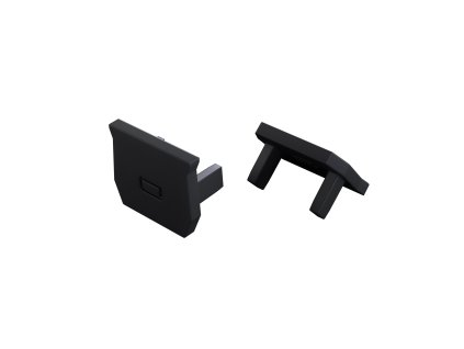 Lumines LED profilová záslepka AXEL 2in1, čierna