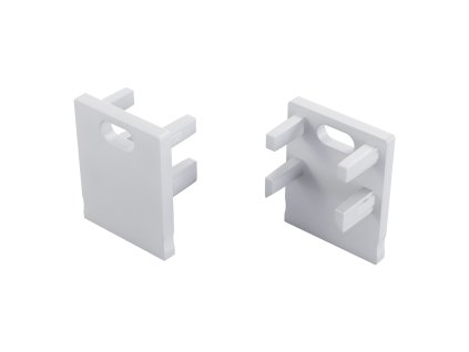 Lumines LED profilová záslepka BRUNO, ABS, biela, s otvorom