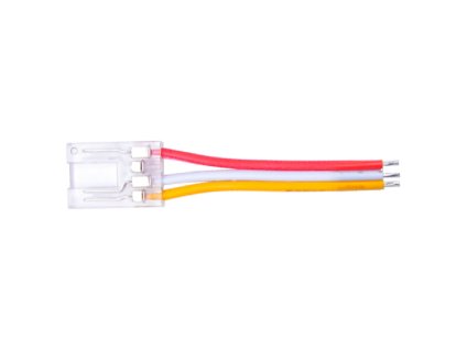 LED pásiková spojka, 10mm COB, 3-vodič, pásik-vodič 15cm, 3.5A