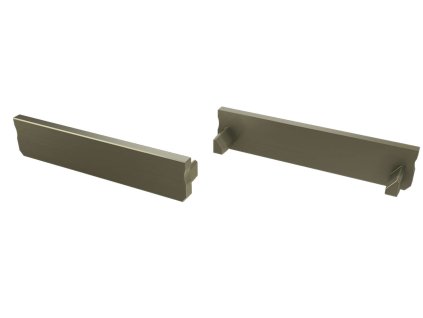 Lumines LED profilová záslepka SOLIS, ABS, inox