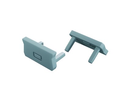 Lumines LED profilová záslepka ATOM, 2in1, nebeská modrá (RAL 220 70 10 )