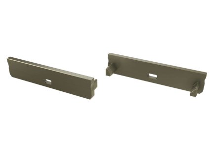 Lumines LED profilová záslepka SOLIS, ABS, inox, s otvorom