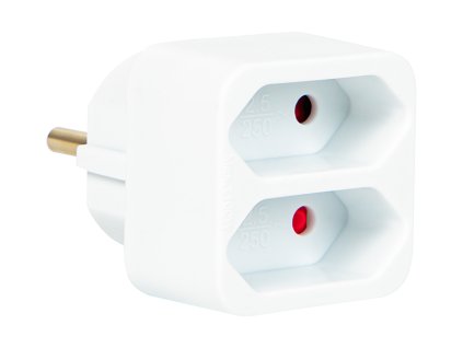 Sieťový rozbočovač 250V, 2x2.5A, 1100W