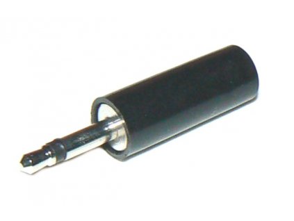 JACK konektor 2.5mm mono, priamy, plastový