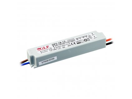 Zdroj ZSI 12V/1.5A, 18W, non-PFC, IP67, LED, GPV-18, 4 roky záruka