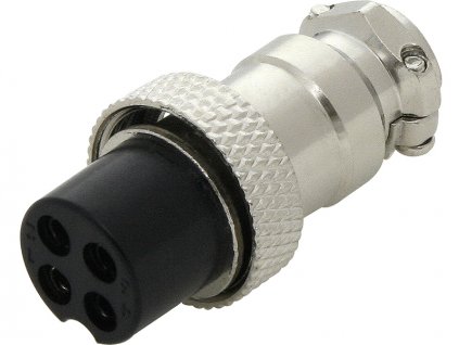 CB mikrofónový konektor 4-PIN, na kábel