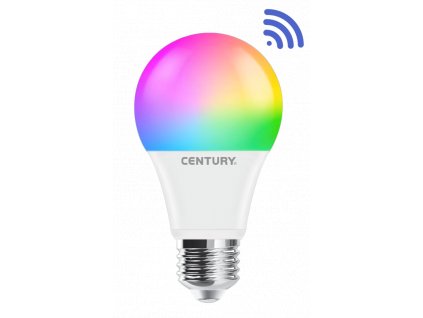Žiarovka LED E27, 230V, 10W, RGBW, 220°, 806lm, CRI > 80, SMART WiFi, CENTURY