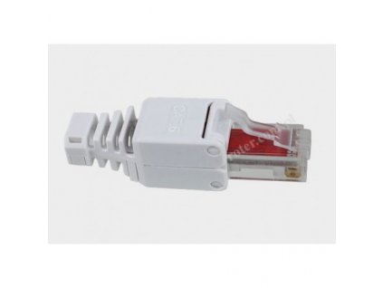 RJ konektor 8P8C, RJ-45, UTP, CAT6, bezcrimp.