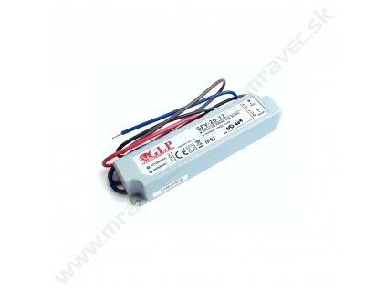 Zdroj ZSI 12V/2.0A, 20W, IP67, LED, GPV-20-12, 4 roky záruka