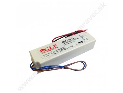 Zdroj ZSI 12V/8.3A, 100W, IP67, LED, GPV-100-12, 4 roky záruka