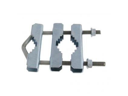 Držiak konzoly M8, 50x100mm, pre 2 rúry