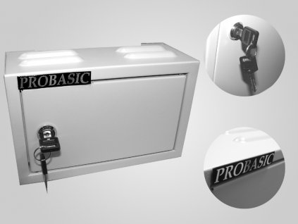 Skriňa TPR-1 240x150x100mm, uzamykateľná, inštalačná doska