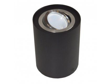 Svietidlo prisadené MR16/GU10, SIROCO, 96x125mm, IP20, okrúhle, čierne