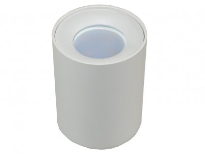 Svietidlo bodové, prisadené GU10, CYRO , 80x100mm, IP20, okrúhle, biele