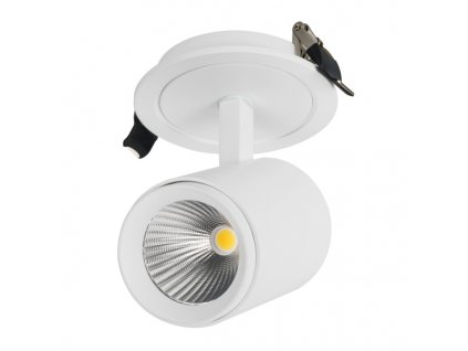 Svietidlo bodové, zapustené LGD-LUMOS-R62, LED 9W, 4000K, IP20, 600lm, 25°, biele