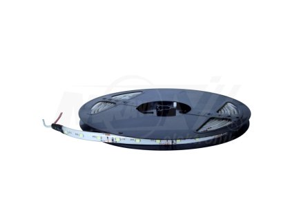 LED pásik 3528, biela-4000K, 24V, 9.6W/1m, 120 diód/1m, balenie 5m, SMD IP20, Biely podklad