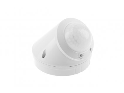 Senzor pohybu PIR CR-17, max.800W, 360*, dosah 10m, IP65, biely