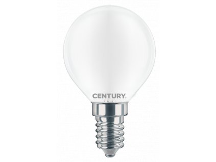 Žiarovka LED E14, 230V, 4W, 3000K, 360°, 470lm, CRI > 80, CENTURY