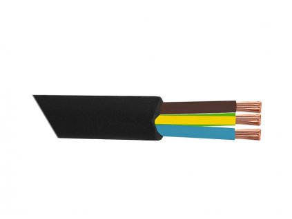 Kábel 3x2.5mm², H05RR-F, gumový, ohybný