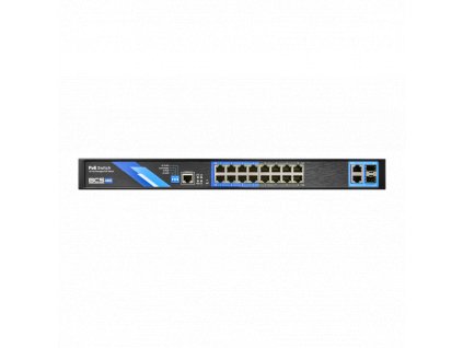 BCS BASIC switch PoE, 16x port, 100/1000Mb/s, 2x UPLINK 100/1000MB/s