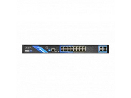 BCS BASIC switch PoE, 16x port, 100/1000Mb/s, 2x UPLINK 100/1000MB/s