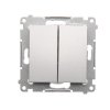 SIMON 54 vypínač č.5, strieborná matná, DW5.01/43