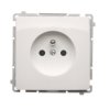 SIMON Basic zásuvka 1x s uzemnením biela 16A, BMGZ1c.01/11