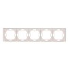 SIMON Basic Neos rámček 5x, biela, BMRC5/11