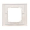 SIMON Basic Neos, rámček 1x, biely, IP44, BMRC1B/11