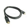 Šnúra HDMI k/HDMI k 1.8m , uhlové-regulovateľné konektory