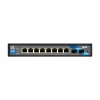 BCS BASIC switch PoE, 8x port 10/100/1000Mbps, 2x UPLINK 10/100/1000Mbps