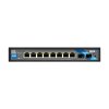 BCS BASIC switch PoE, 8x port 10/100/1000Mbps, 2x UPLINK 10/100/1000Mbps