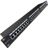 Rack patch panel 24-port, CAT5E, STP, 1U, 19"