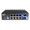 BCS BASIC switch PoE 8x port 10/100/1000Mbps, 2x UPLINK 10/100/1000Mbps
