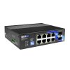 BCS BASIC switch PoE 8x port 10/100/1000Mbps, 2x UPLINK 10/100/1000Mbps