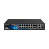 BCS BASIC switch PoE 16x port 10/100Mbps, 2x UPLINK 10/100/1000Mbps