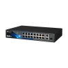 BCS BASIC switch PoE 16x port 10/100Mbps, 2x UPLINK 10/100/1000Mbps