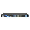 BCS BASIC switch PoE 16x port 10/100/1000Mbps, 2x UPLINK 10/100/1000Mbps