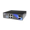 BCS BASIC switch PoE 4x port 10/100/1000Mbps 2x Uplink 10/100/1000Mbps