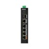 BCS LINE nespravovaný switch, PoE porty 4×RJ45 100Mbps, Uplink porty 1×RJ45 1Gbps / 1×SFP 1Gbp