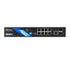 BCS BASIC switch PoE 8x port 10/100/1000Mbps, 2x UPLINK 10/100/1000Mbps
